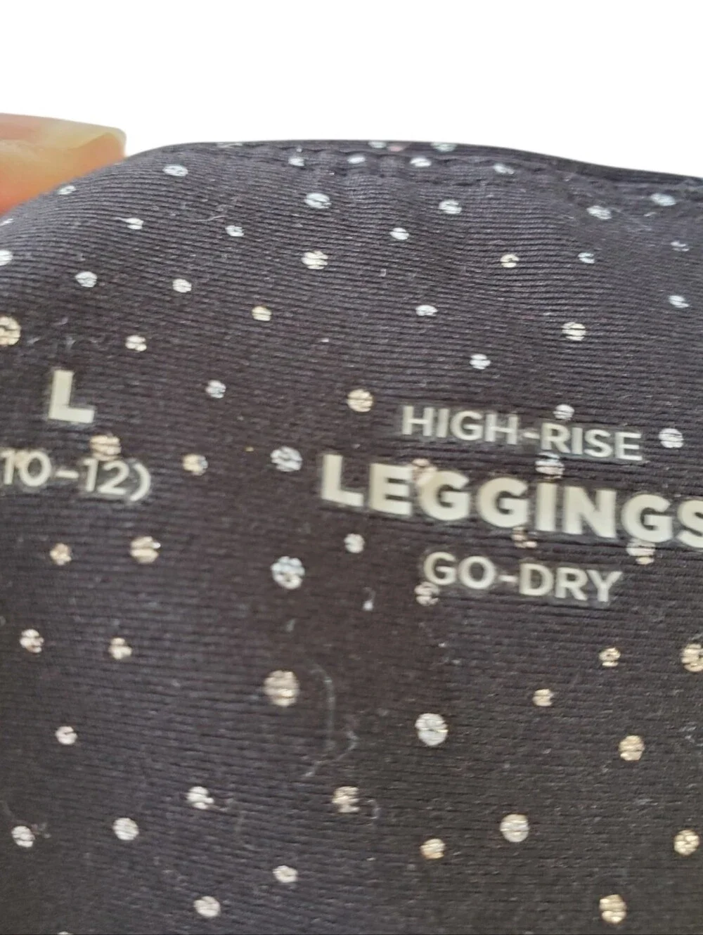 Old Navy Black High-Waist Sparkle Leggings Girl's Size 10/12